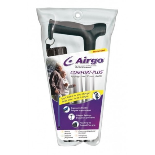 Airgo Comfort-Plus Folding Walking Stick - Lakeside Mobility Sunshine Coast  & Gympie